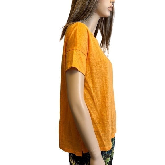 J. Jill Love Linen 100% Top Sustainable Tank Tee Shirt Short Sleeve XS S M - Picture 4 of 14